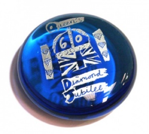 Queen's Diamond Jubilee Commemorative Paperweight
